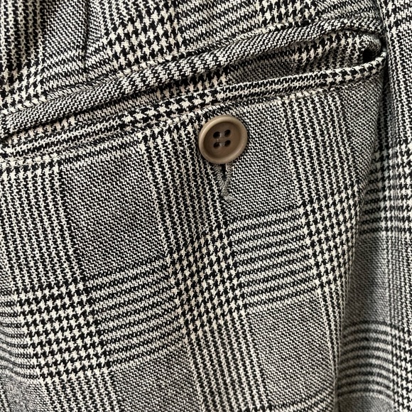 Emporio Armani checkered trousers high rise vintage black and white - Picture 3 of 8